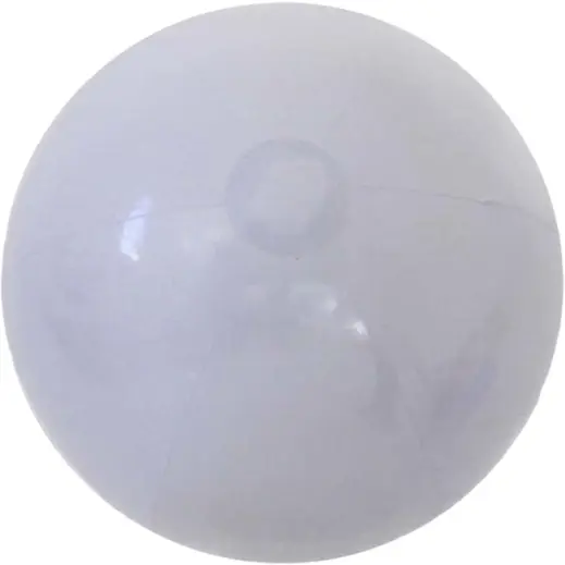 40cm Solid Colour Beach Ball White